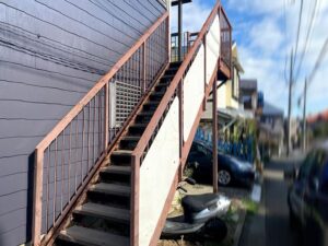 古い状態 錆が出ていました