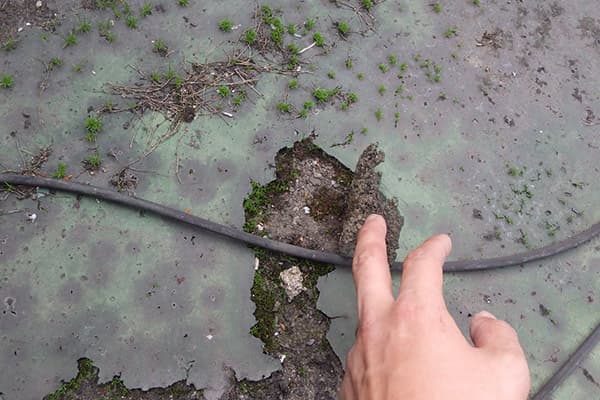 ベランダ防水の劣化