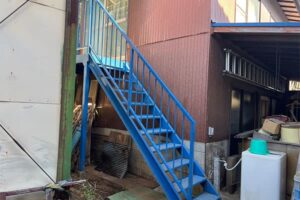 横浜市泉区鉄骨階段補修前