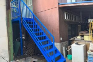 横浜市泉区鉄骨階段補修完工
