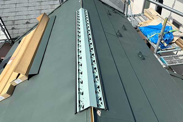 換気棟取り付け