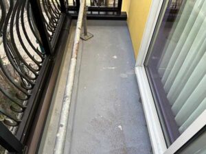 ベランダ防水塗装施工前