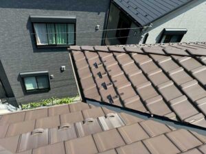 雪止め設置後の様子