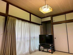 天井と壁クロス施工