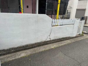 施工前の外構の様子