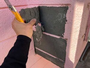 破損個所の補修