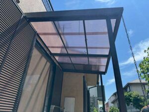 テラス屋根波板交換後