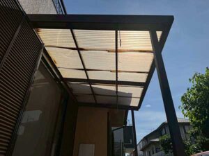 テラス屋根波板交換前