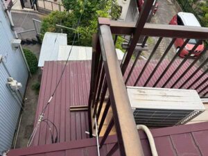 一階増築部分の屋根