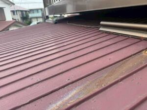 一階増築部分の屋根