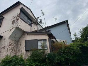 横浜市港南区日野南にて屋根張替え、雨漏り修理施工前
