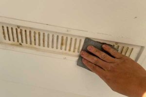 軒天換気口のケレン