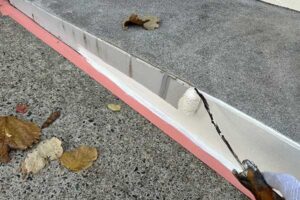 外構の石段塗装