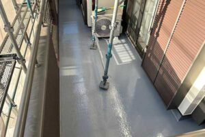 ベランダ防水施工後