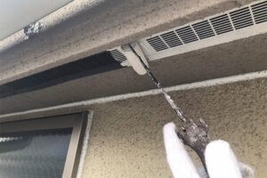 軒天下塗り塗装