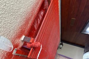 面格子の下塗り