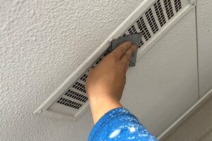 軒天の換気口のけれん