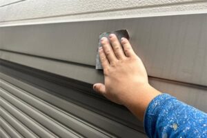 シャッターボックスのケレン