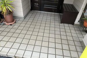 玄関洗浄後