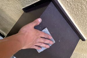 フード部分ケレン