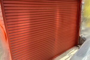 シャッター錆止め塗装