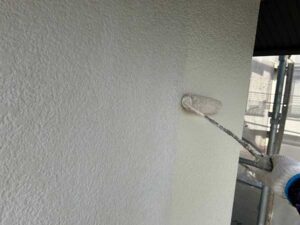 外壁塗装・上塗り