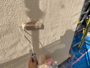 外壁塗装・上塗り